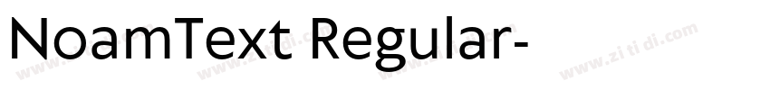 NoamText Regular字体转换 NoamText Regular字体转换